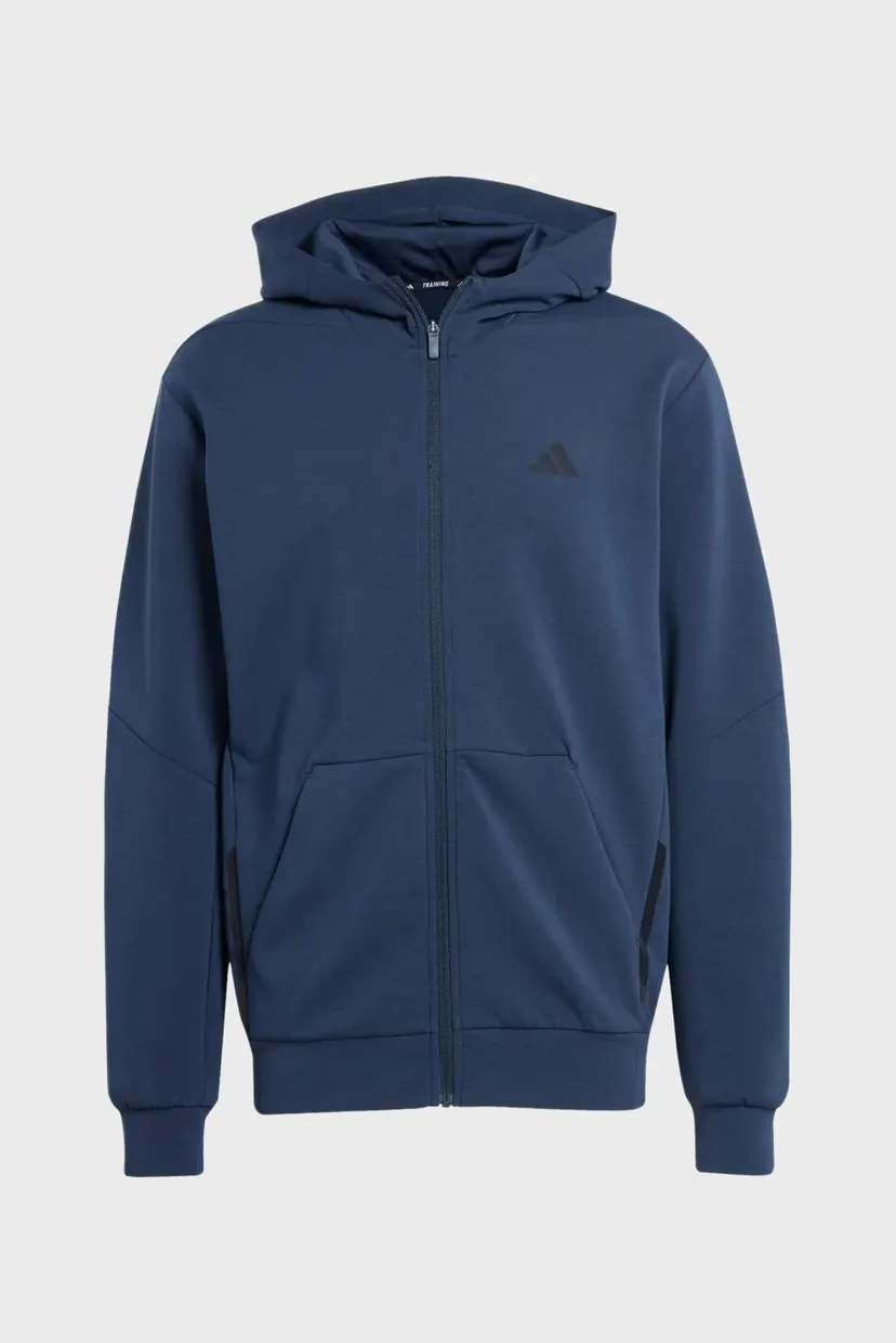 Мужское темно-синее худи Designed for Training Full-Zip 6