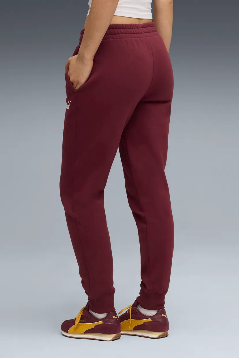 Женские бордовые спортивные брюки ESS Small No. 1 Logo Sweatpants Women 3