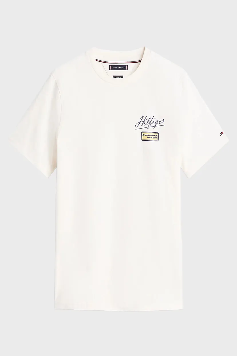 Чоловіча біла футболка MODERN ATH GRAPHIC BADGE TEE 5