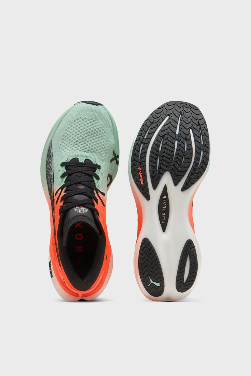 Женские зеленые кроссовки PUMA x HYROX Deviate NITRO™ 3 Running Shoes Women 4