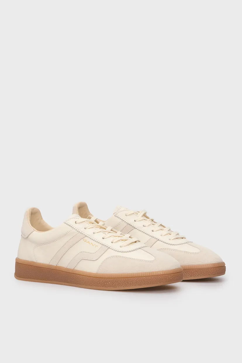 Женские белые кожаные сникерсы Cuzima Gant 30531953 — MD-Fashion