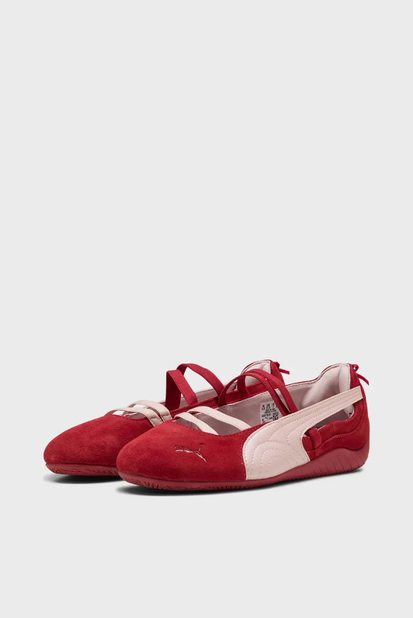 Жіночі червоні замшеві балетки Speedcat Lovelace Ballet Sneakers Women 3