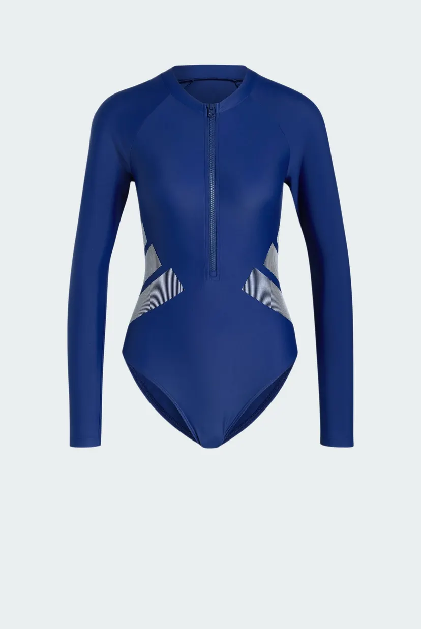 Женский темно-синий купальник LOGO LONG SLEEVE ONE-PIECE 6