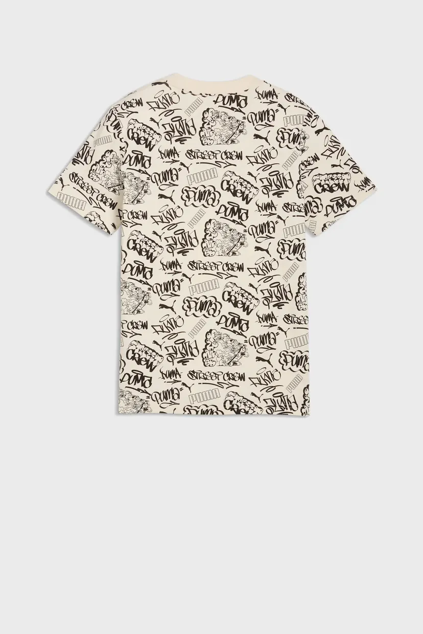 Детская бежевая футболка с узором MID 90s Printed Tee Youth 5