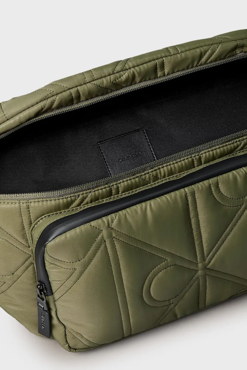 Чоловіча оливкова поясна сумка PUFFER SLING 4