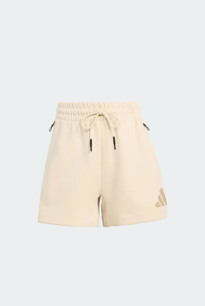 Женские бежевые шорты adidas Z.N.E. 6