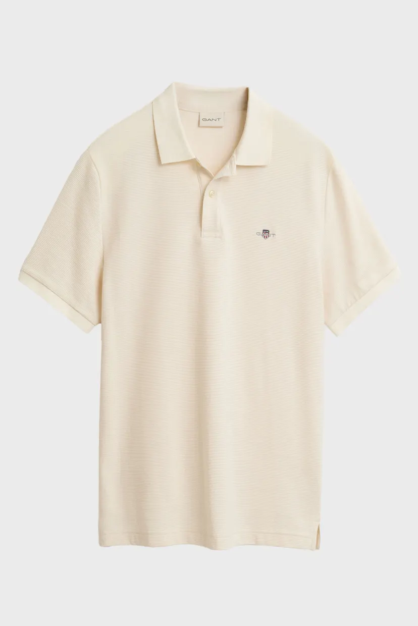 Мужское белое поло TEXTURED POLO 5