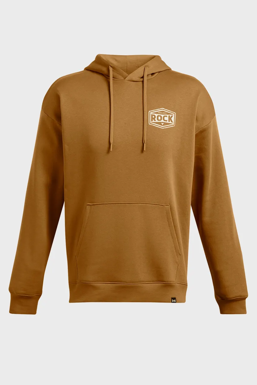 Чоловіче коричневе худі Pjt Rck Icon Fleece Hoody 4