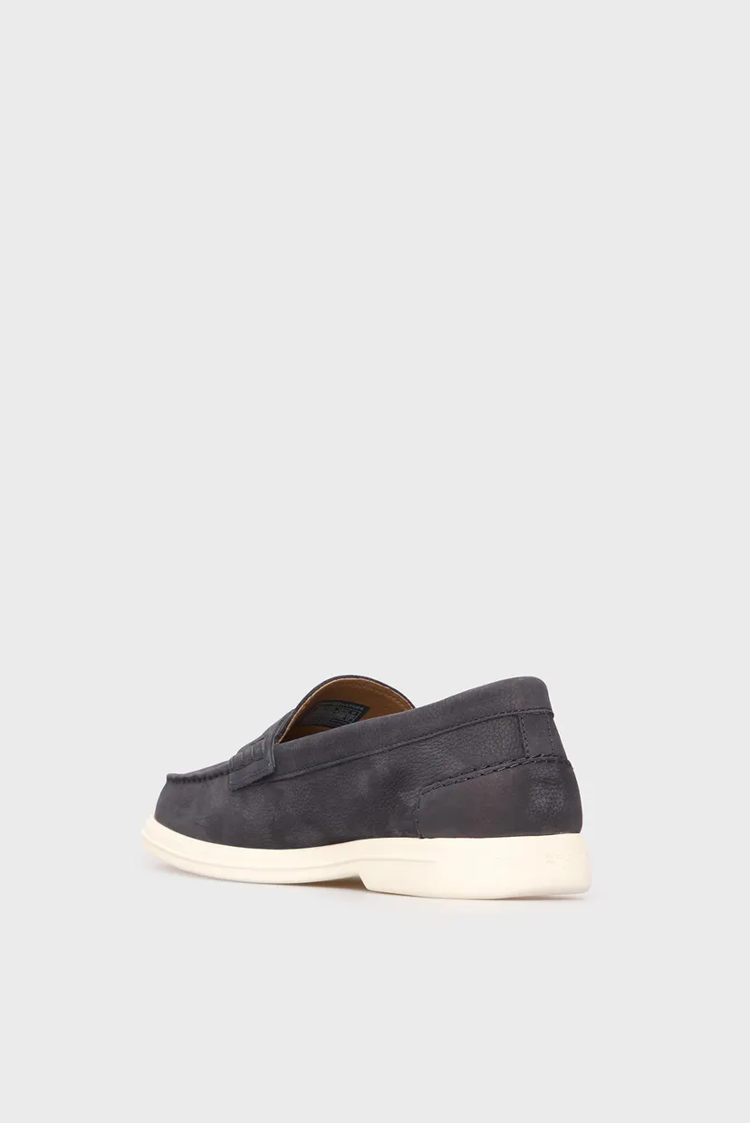 Чоловічі темно-сині нубукові лофери TOMMY HILFIGER NUBUCK P LOAFER 5