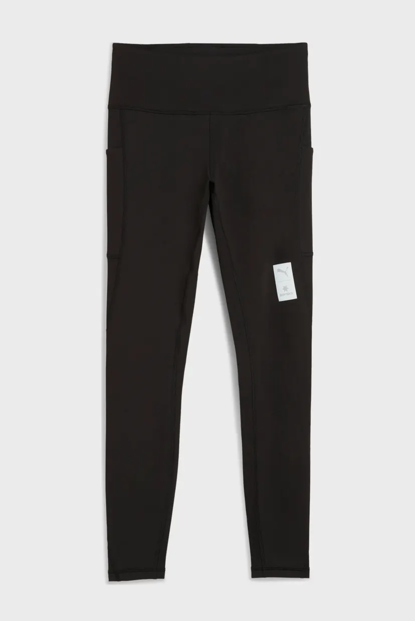 Женские черные тайтсы PUMA x SAYSKY Women's Running Fleece Tights 6