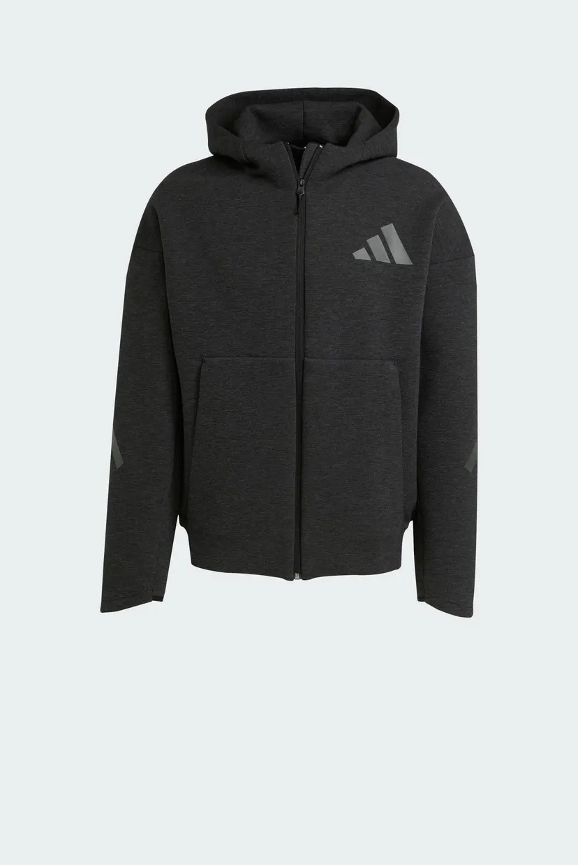 Мужское черное худи adidas Z.N.E. Premium Full-Zip 6
