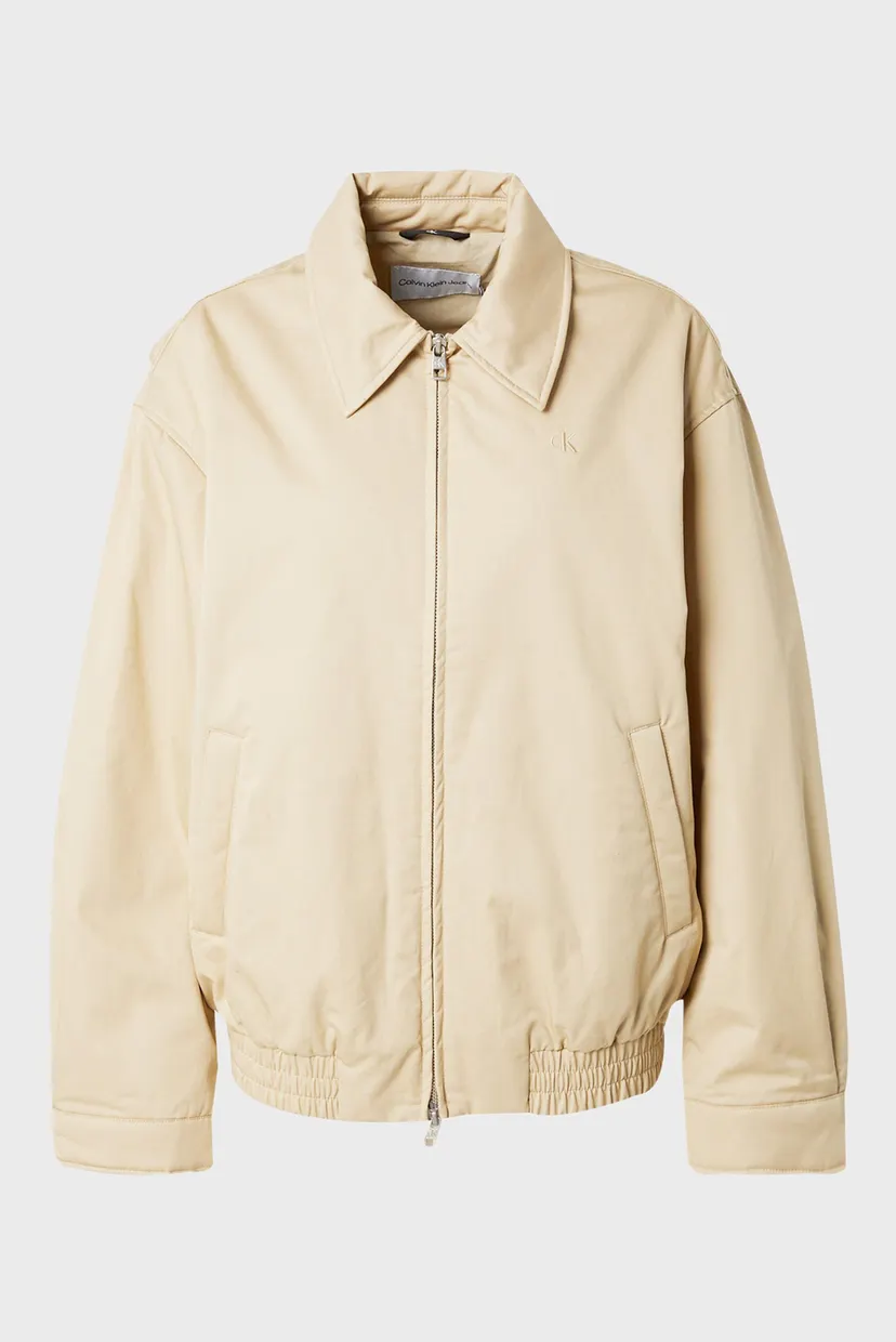 Жіноча бежева вітровка COTTON BOMBER 6