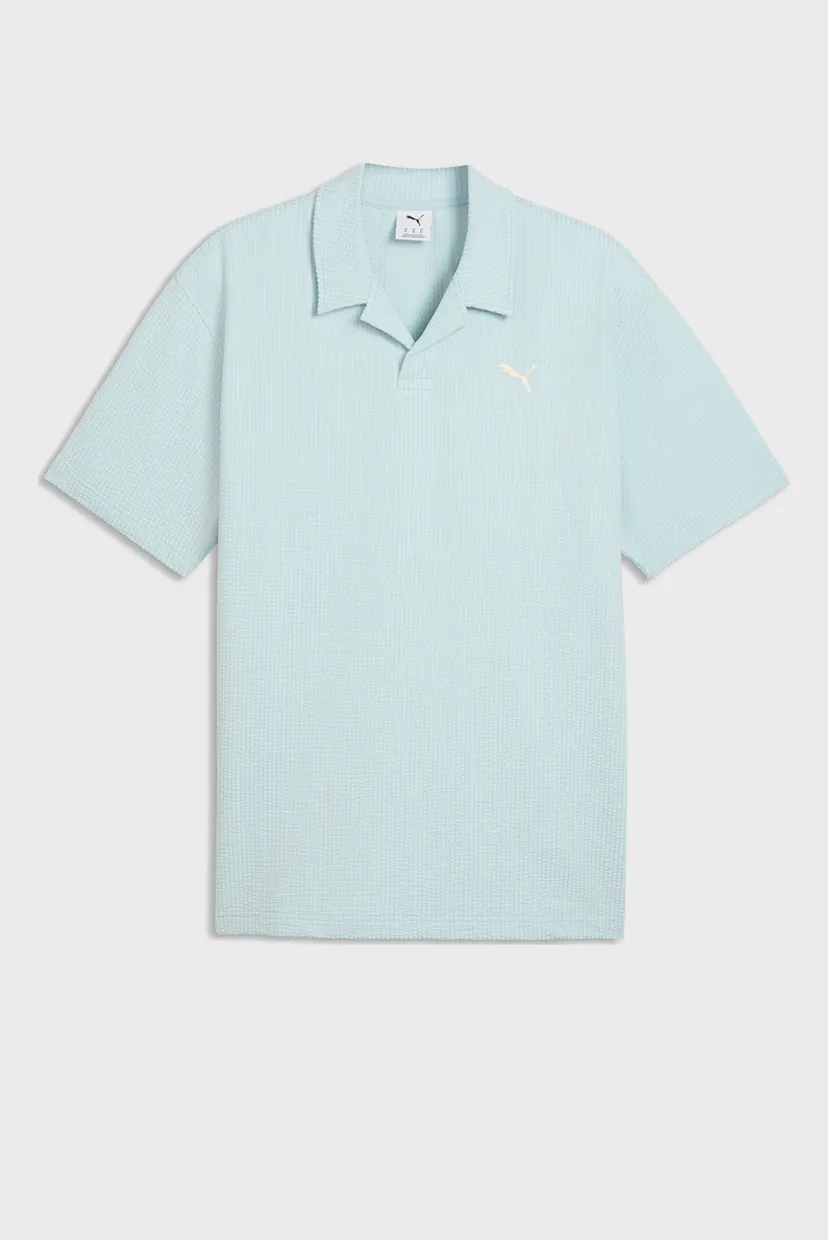 Чоловіче м'ятне поло Essentials Elevated Polo Men 4