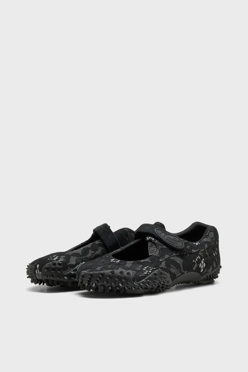 Чорні балетки Mostro Fey Lace Sneakers Unisex 3