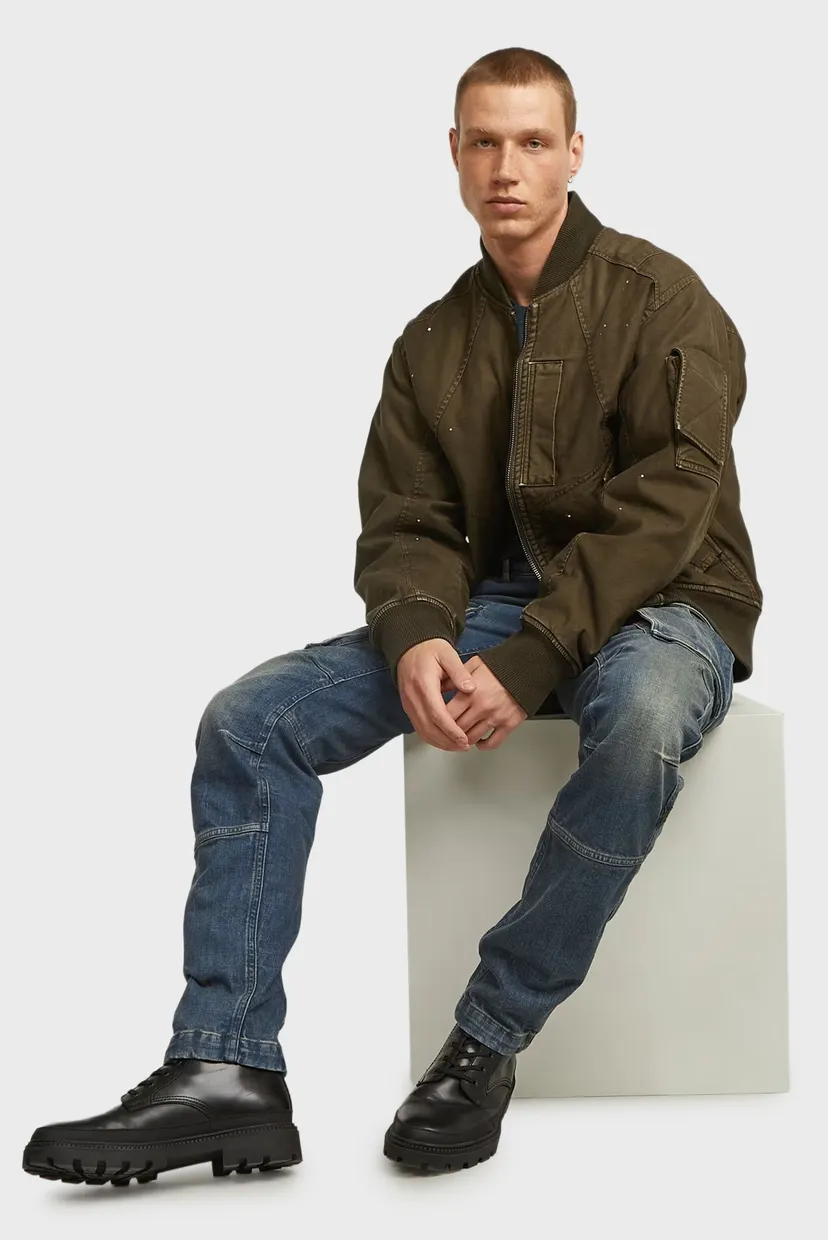 Мужские синие джинсы Rovic zip 3d 5