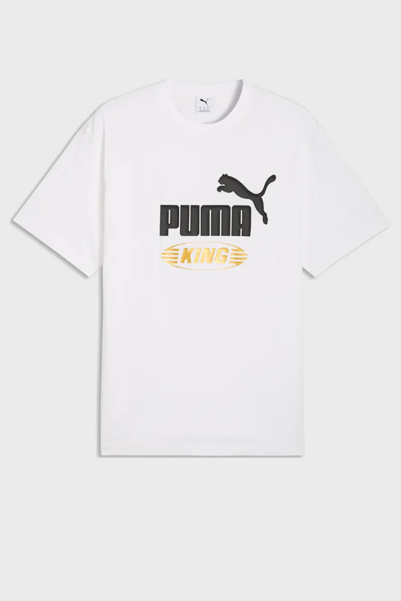 Біла футболка FUTURE.PUMA.ARCHIVE King Relaxed Tee Unisex (унісекс) 6