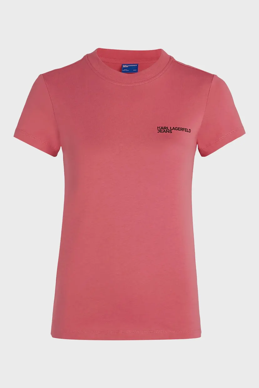 Жіноча рожева футболка slim ss tee 5