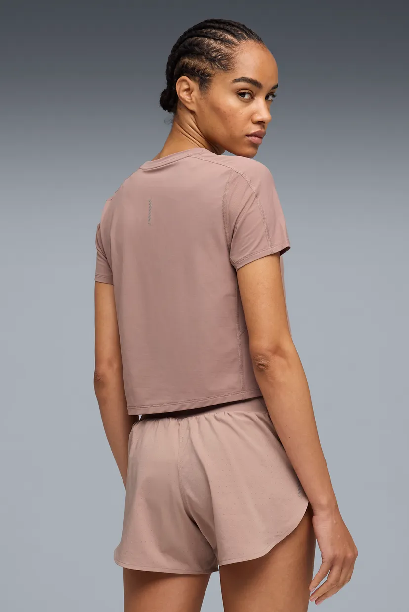 Жіноча пудрова футболка Run coolCELL Boxy Tee Women 3