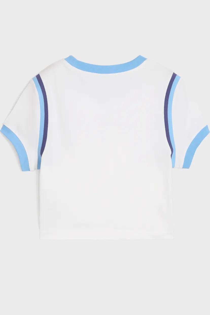 Женская белая футболка FUTURE.PUMA.ARCHIVE Graphic Baby Tee Women 7
