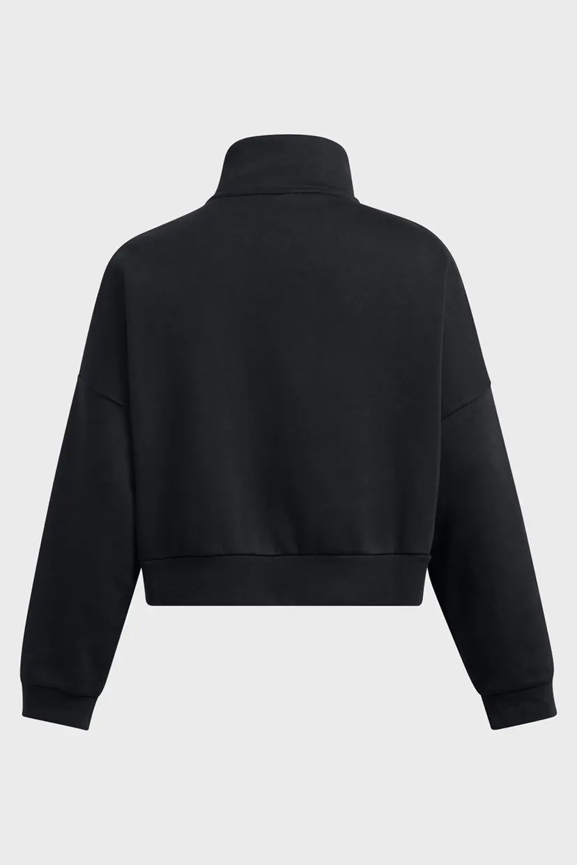 Жіноча чорна спортивна кофта UA Icon Fleece OS HZ 6