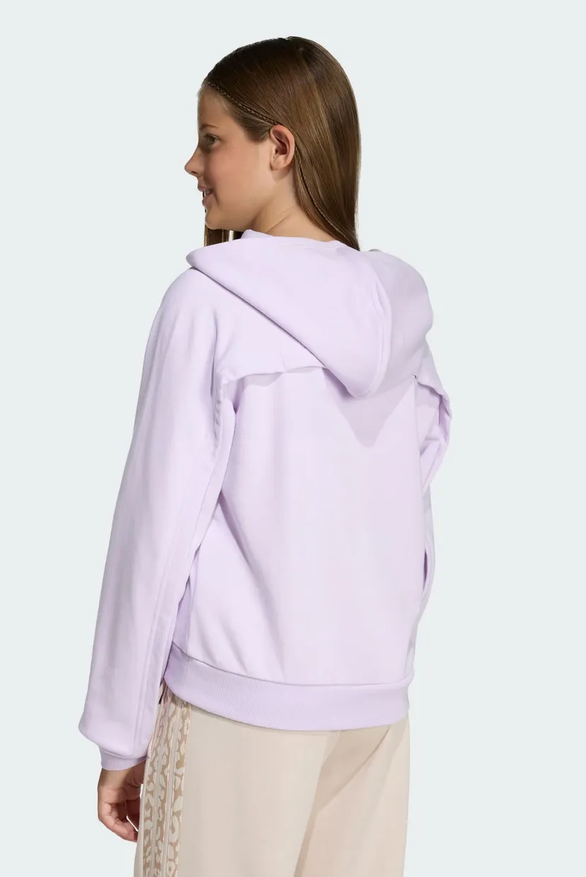 Детское сиреневое худи Junior Girl Holiday Glam Cropped 3