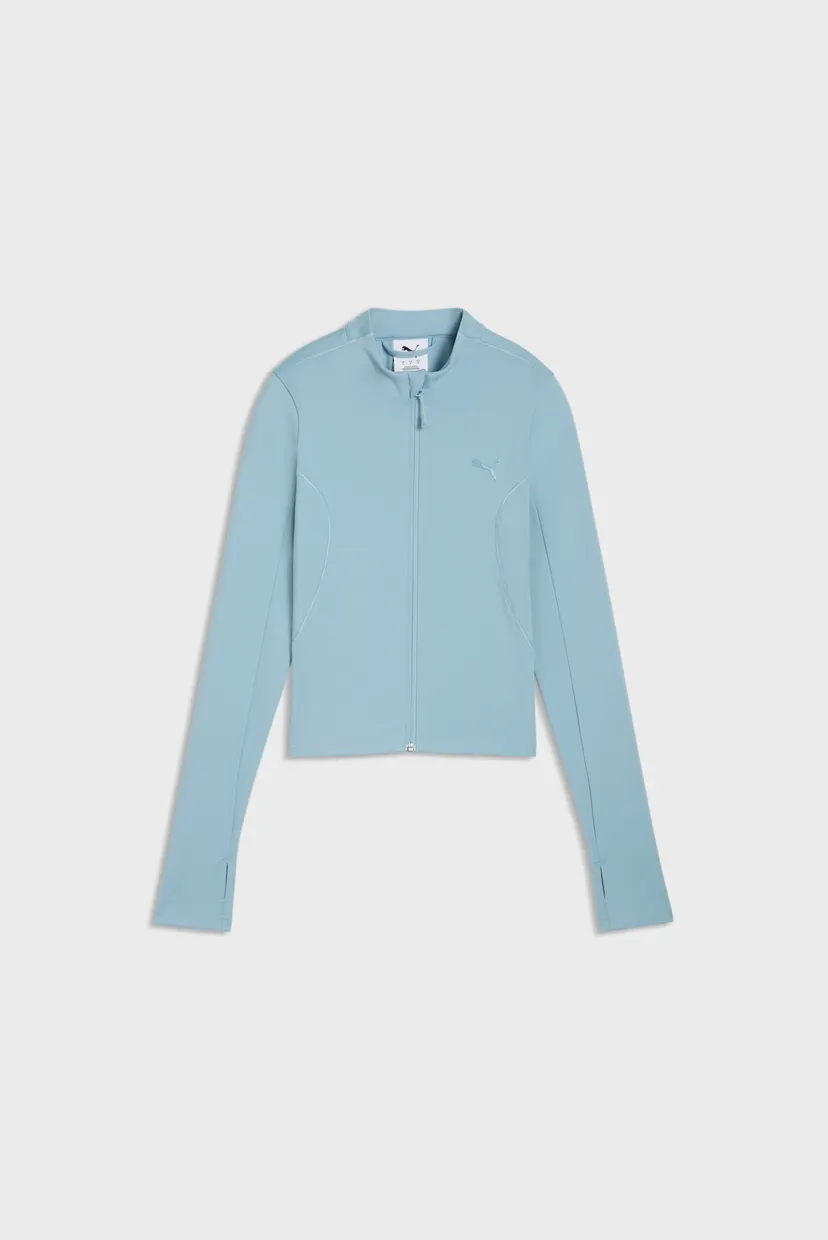 Жіноча блакитна спортивна кофта PUMATECH SENSE Slim Track Jacket Women 4