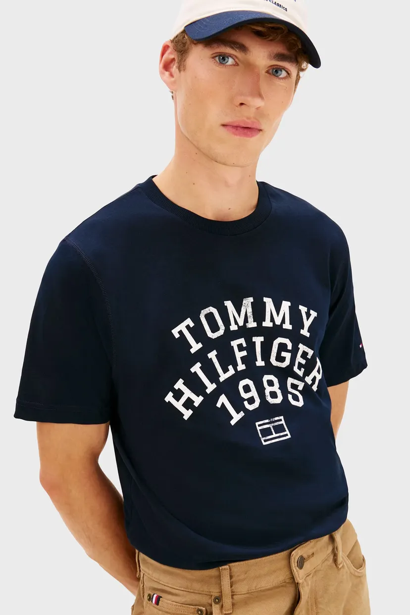 Чоловіча темно-синя футболка ARCH TEE 4