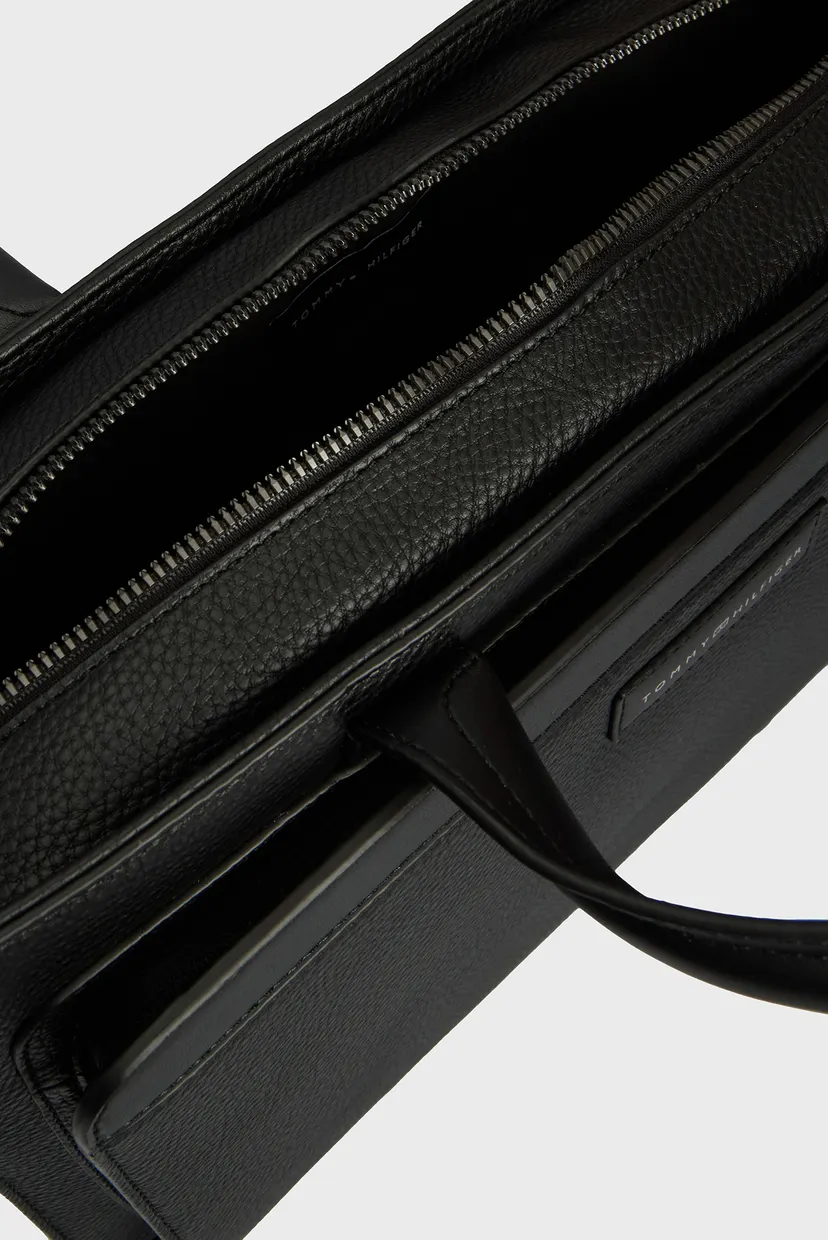 Мужская черная сумка для ноутбука TH BUSINESS SLIM COMPUTER BAG 6