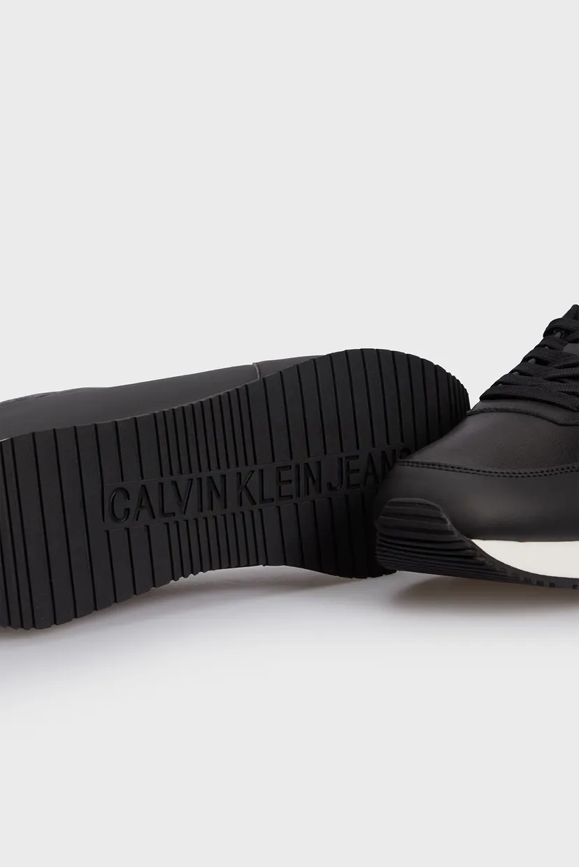Мужские черные кроссовки RETRO RUNNER LOW LTH IN SAT 5