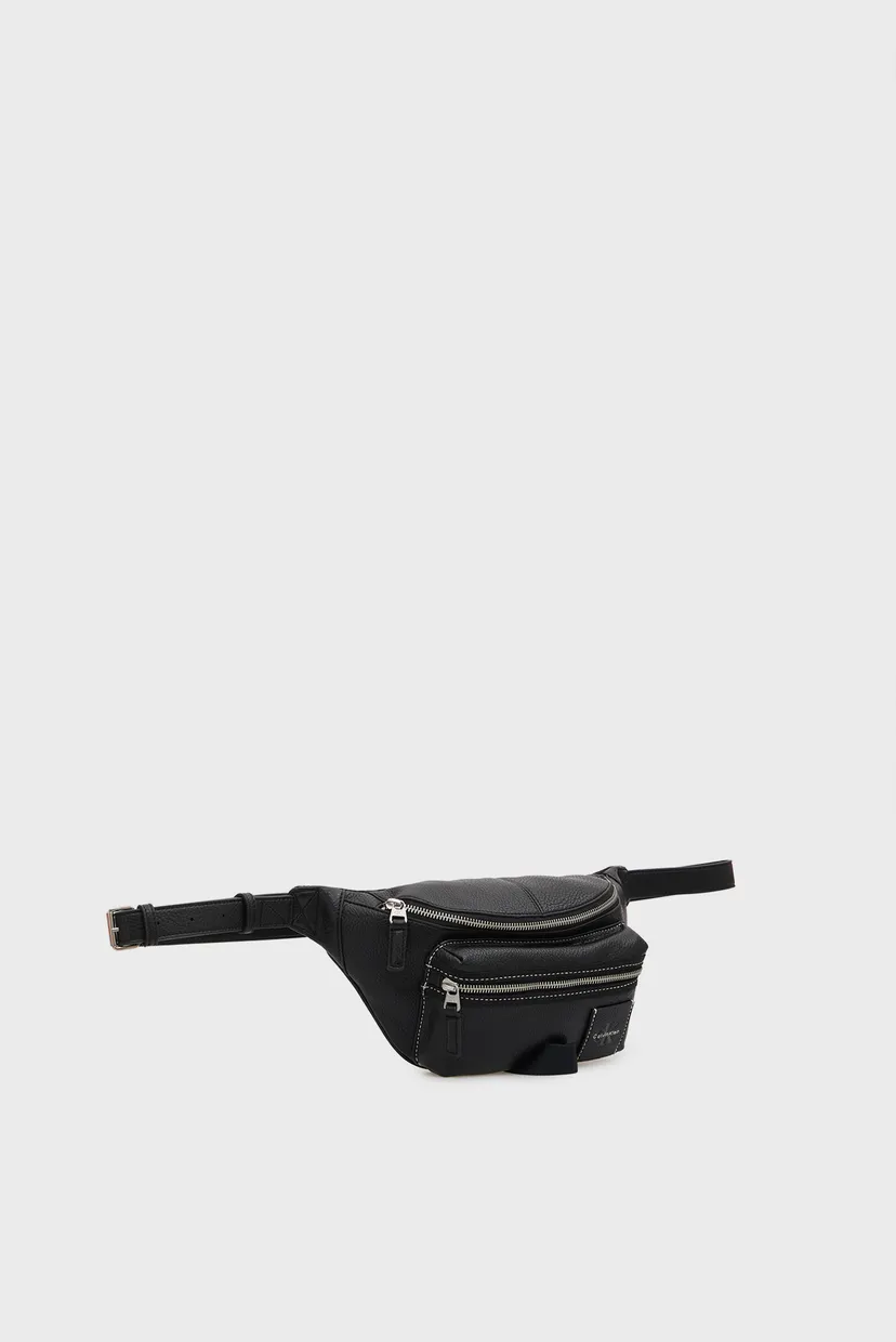 Мужская черная поясная сумка BOLD PEBBLE SLING 3
