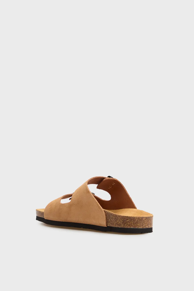 Жіночі руді замшеві слайдери OBAN SUEDE 5