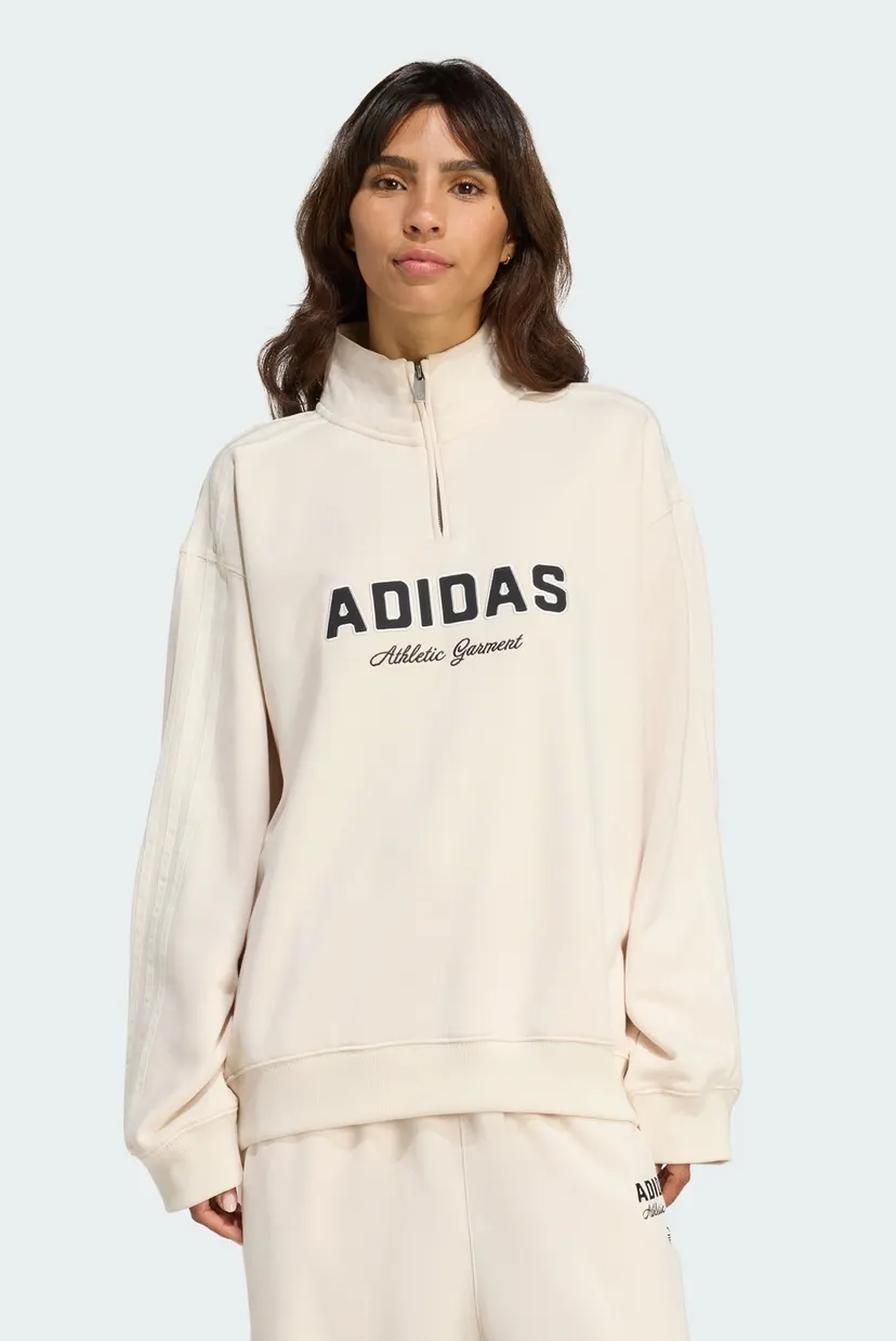 Женская белая спортивная кофта adidas Originals Athl Dept Graphic