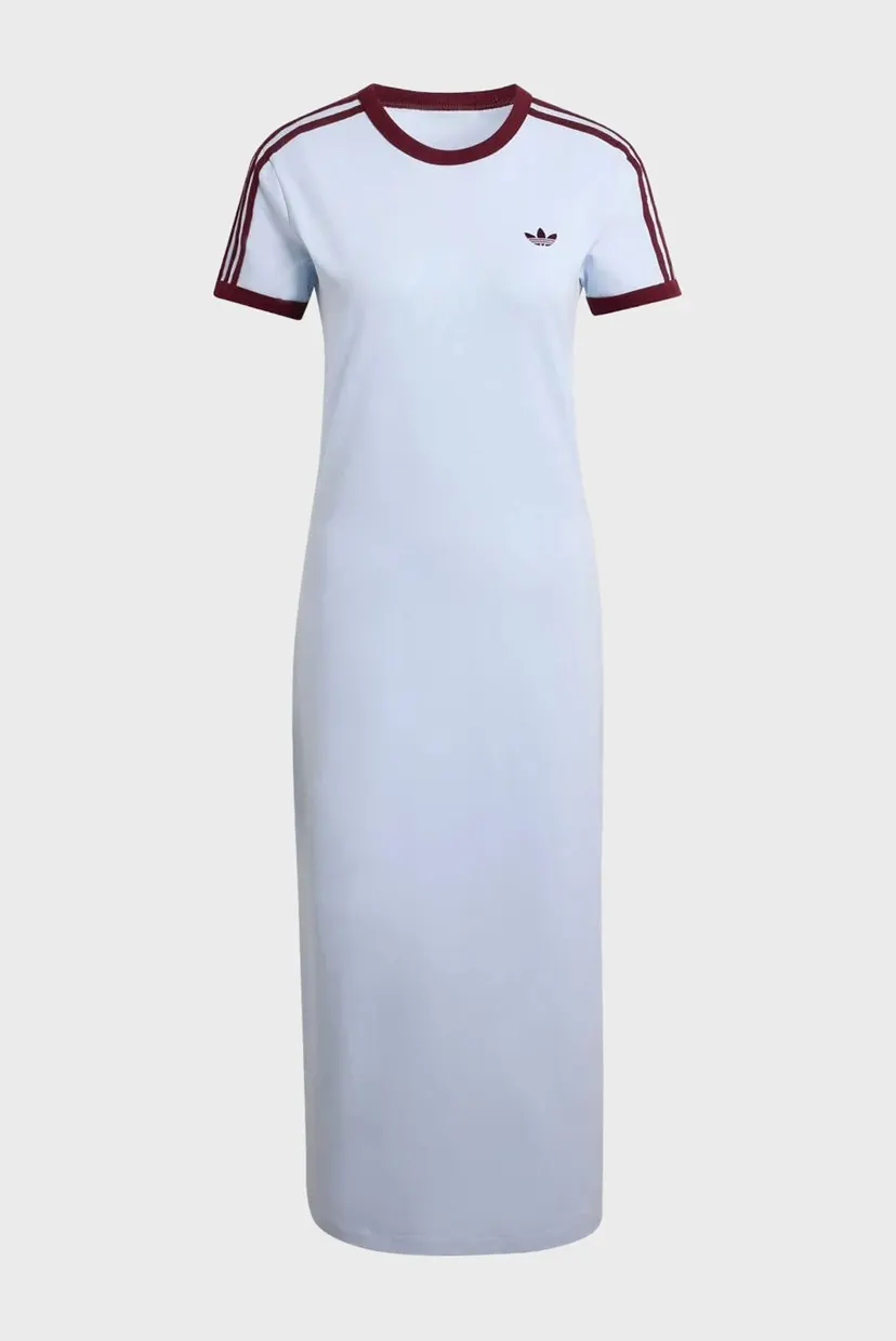 Жіноча блакитна сукня Slim 3-Stripes 6