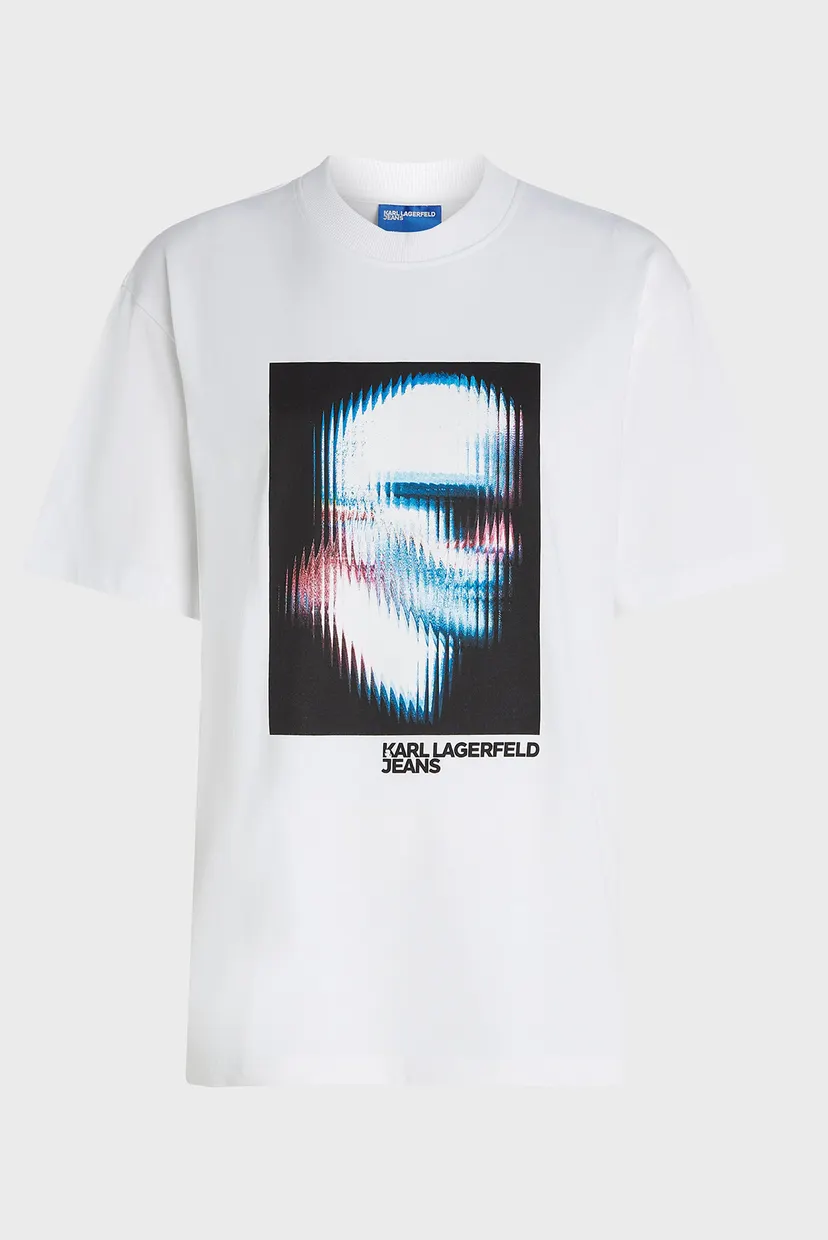 Жіноча біла футболка KARL TEE 5