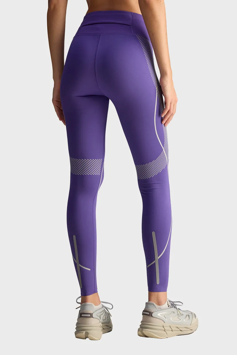 Женские фиолетовые тайтсы adidas by Stella McCartney TruePace 3