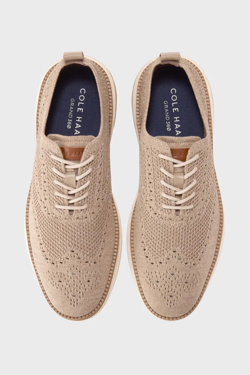 Чоловічі бежеві броги Grand Hurrion Stitchlite™ Wingtip 3