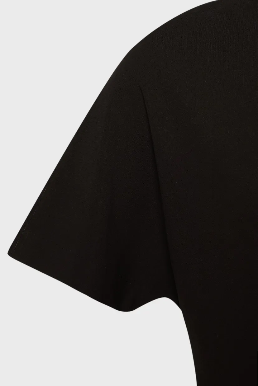 Женское черное платье TAILORED JERSEY SS SHIFT DRESS 5