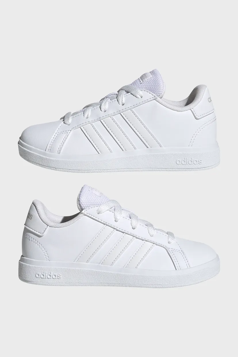 Детские белые сникерсы Grand Court Lifestyle Tennis Lace-Up 7