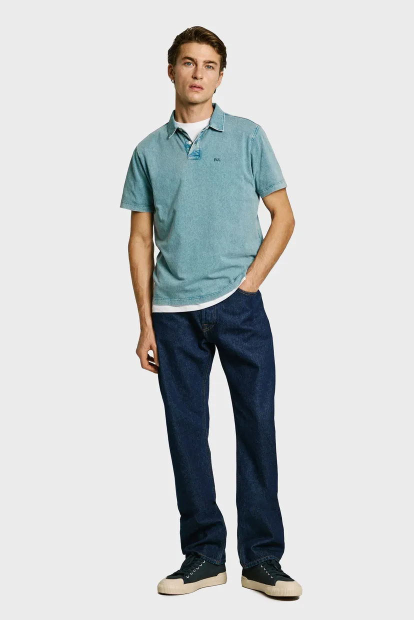 Чоловіче блакитне поло DENIM POLO 4