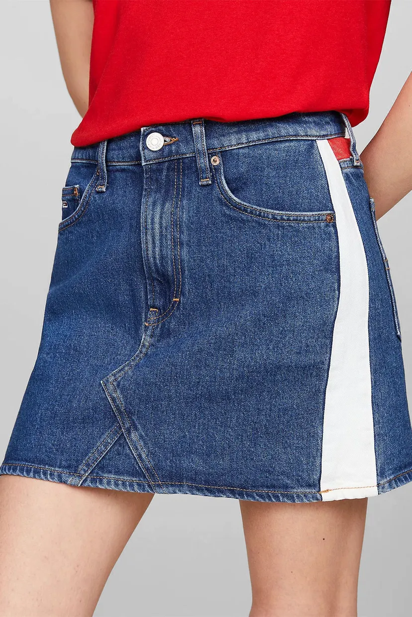 Жіноча синя джинсова спідниця IZZIE MR MN SKIRT FLAG 3