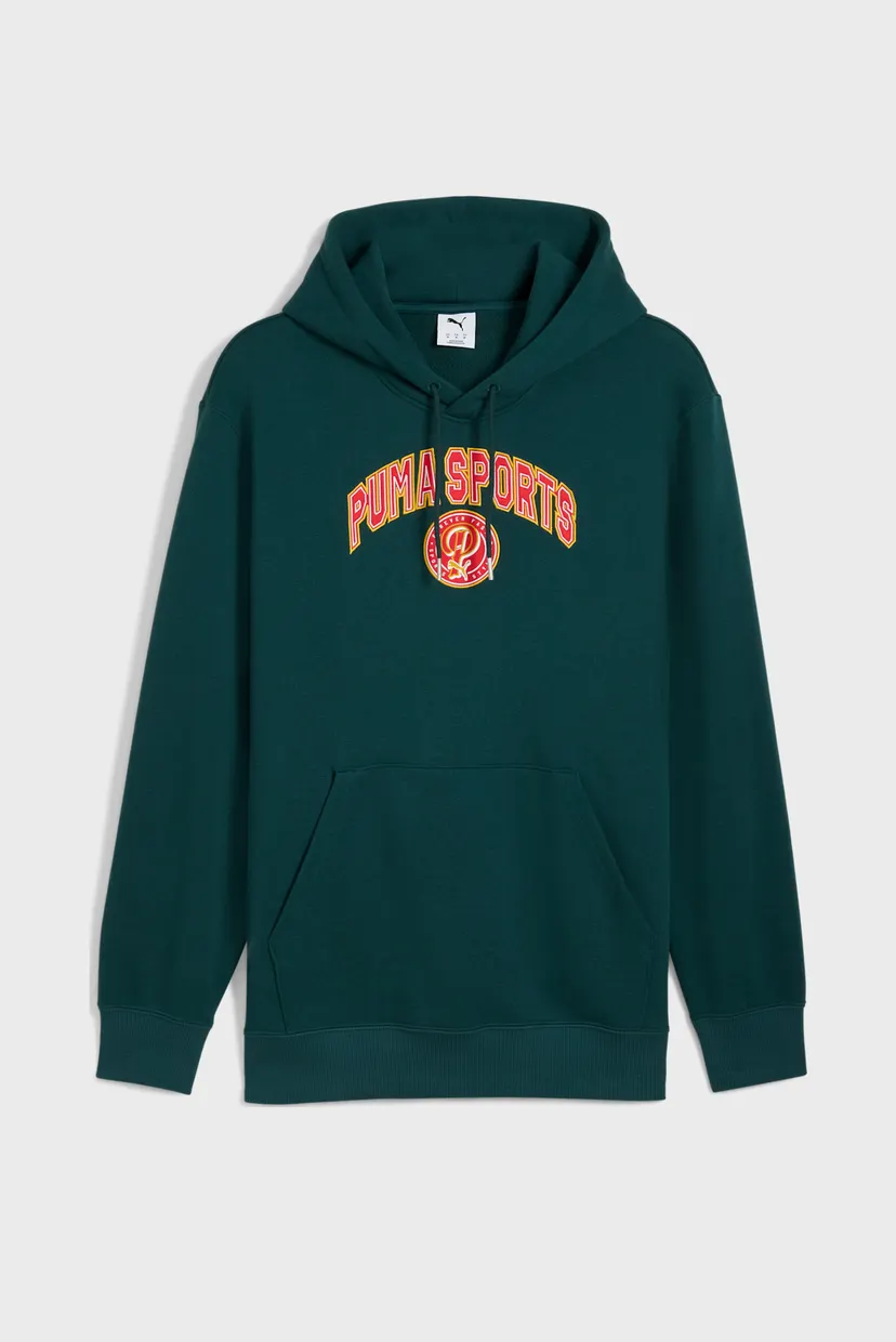 Чоловічі темно-зелене худі Wardrobe Essentials Sports Legacy Hoodie Men 4