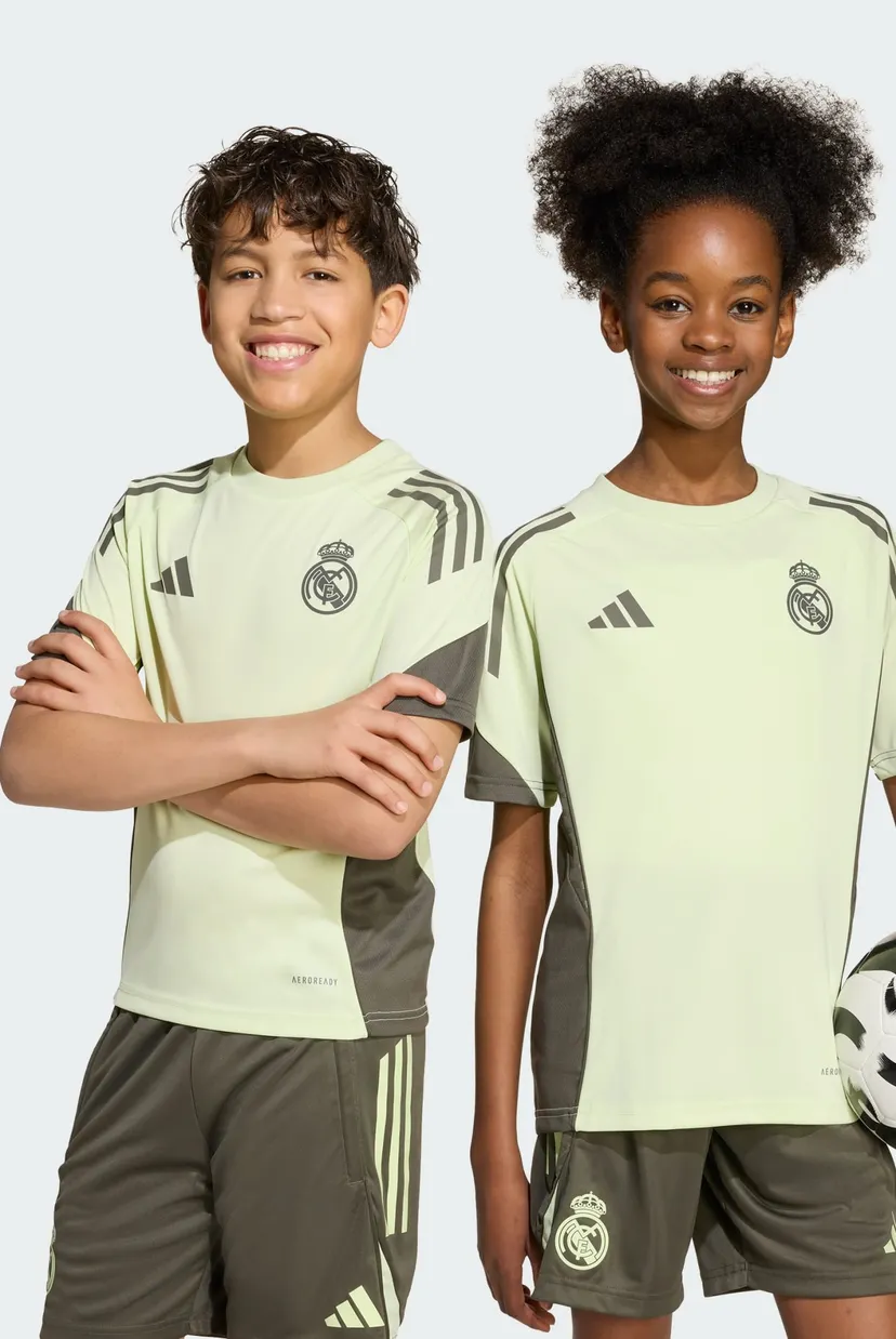 Детская зеленая футболка Real Madrid Tiro 25 Competition Training