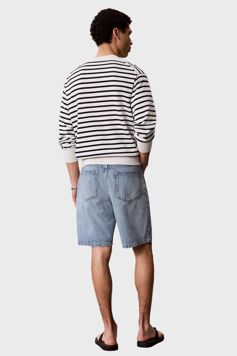 Мужские голубые джинсовые шорты LINEN 90S 4
