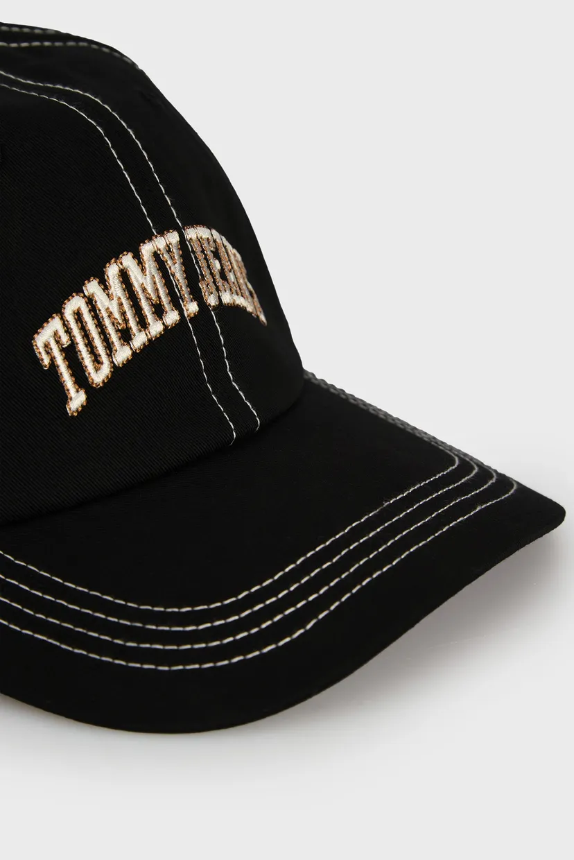 Мужская черная кепка TJM VARSITY CAP 4