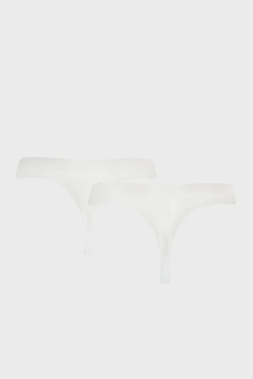 Жіночі білі трусики (2 шт) Women's Seamless String 2 Pack 7