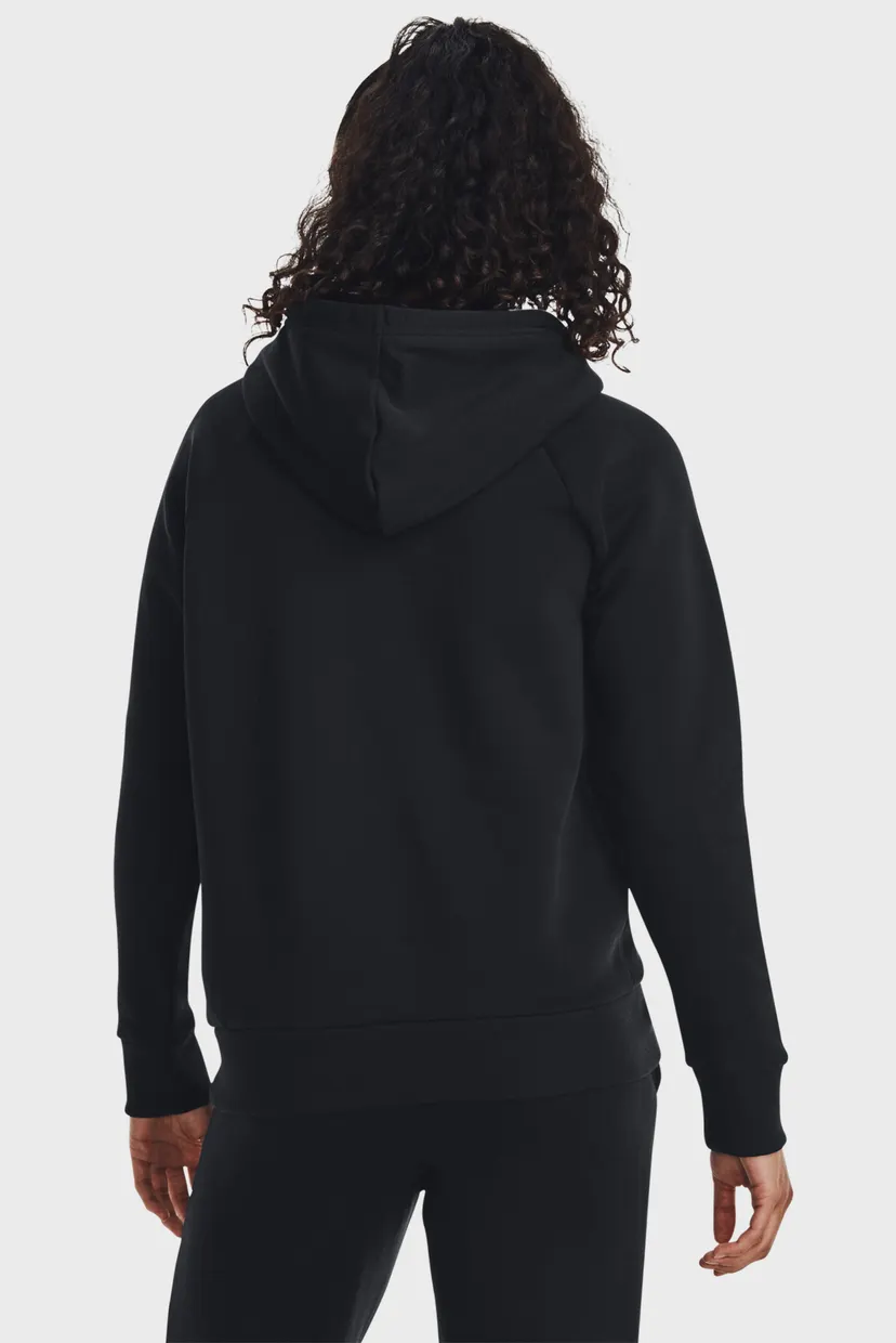 Жіноче чорне худі UA Rival Fleece Big Logo Hdy 3