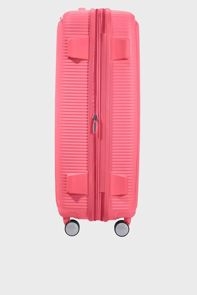 Женский розовый чемодан 77 см SOUNDBOX PINK 5