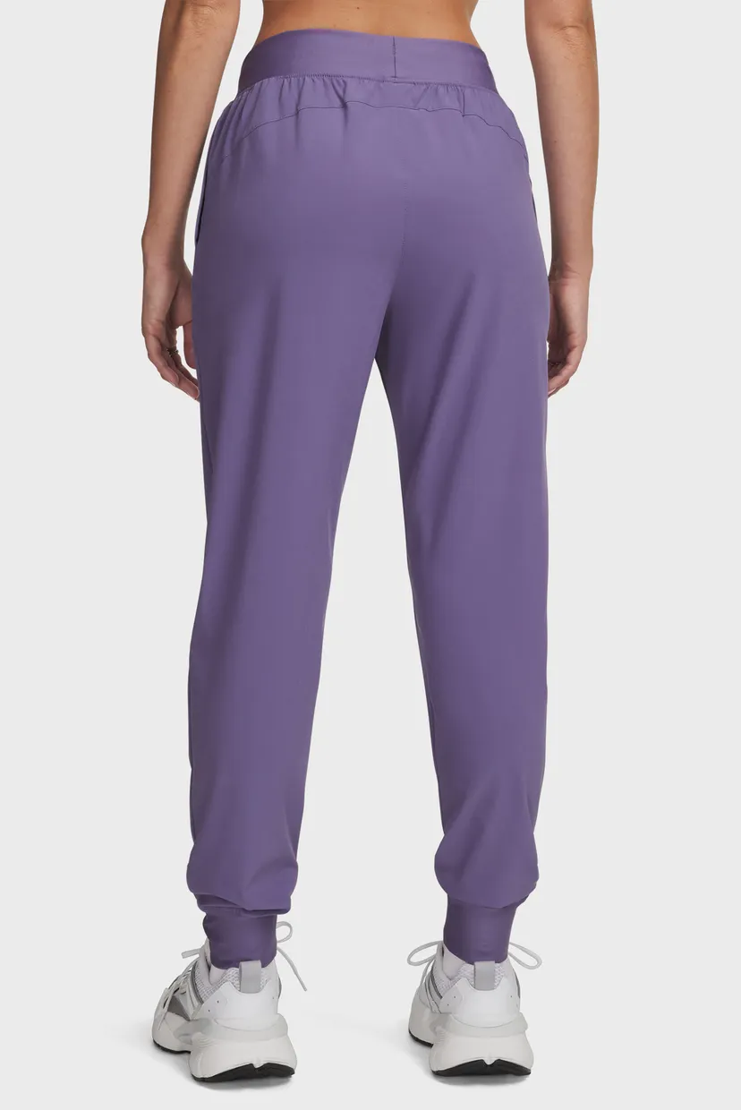 Женские сиреневые спортивные брюки UA Rival Hi Rise Woven Pant 3
