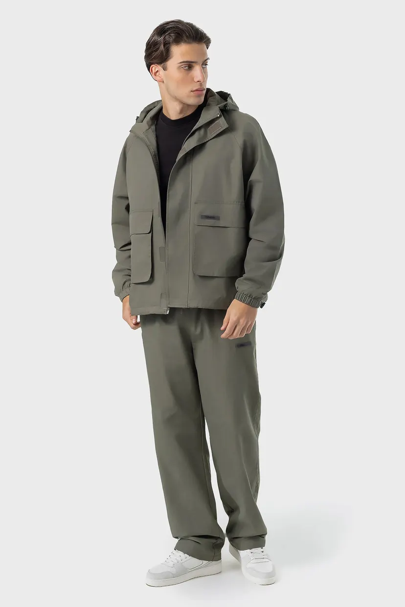 Чоловічі оливкові брюки Pierce Wide Tech Pants 3