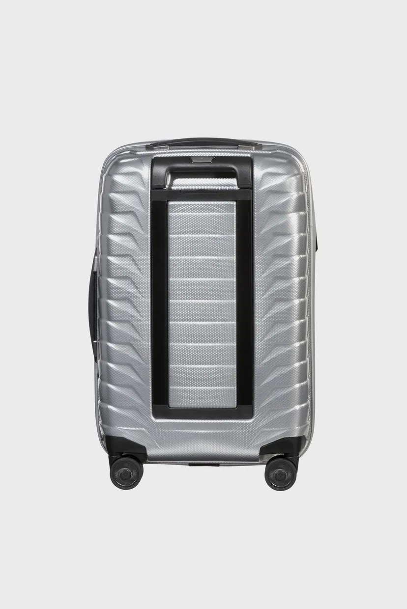 Сіра валіза 55 см PROXIS SILVER 3